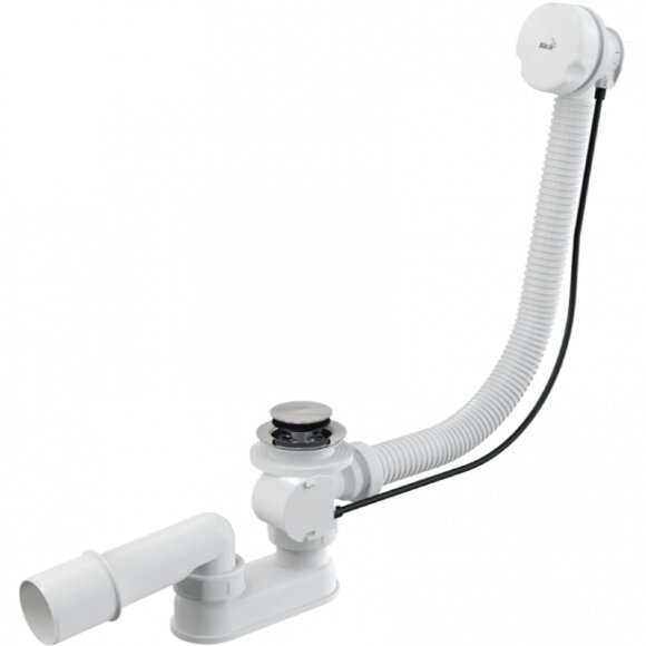 Alcaplast Слив-перелив полуавтомат, белый арт. A51B-80