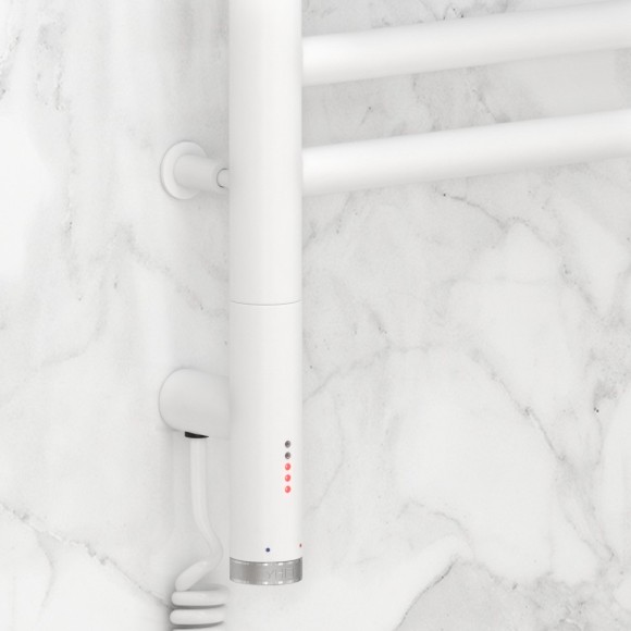 Электрический полотенцесушитель Элегия 3.0 1200х400 МЭМ левый (матовый белый) Сунержа арт. 30-5818-1240