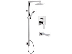 Remer Душевой комплект Qubika Q09S11, цвет: хром