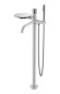 Boheme Смеситель напольный white touch chrome Stick арт. 129-WCR.2