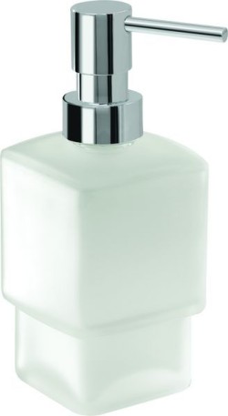 Gedy Стеклянный дозатор Lounge, хром арт. 5455(S2)