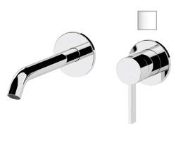 Remer Смеситель для раковины Metrica MC15PBO скрытого монтажа, белый матовый Remer Смеситель для раковины Metrica MC15PBO скрытого монтажа, белый матовый