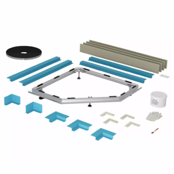 Bette Установочная система для встраивания в уровень с полом для квадратного поддона 100х100 см, арт. B51-1064