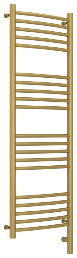 Электрический полотенцесушитель Богема 3.0 выгнутая 1200х400 МЭМ правый (матовое золото) Сунержа арт. 032-5803-1240