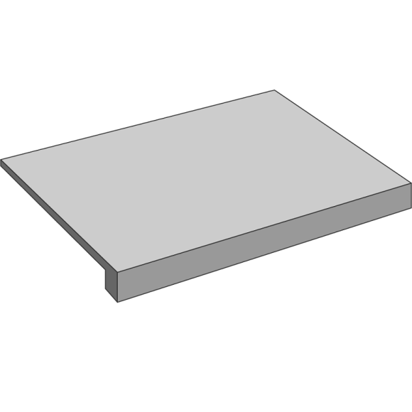 Italon Ступень фронтальная Moon Scalino Frontale 33х90/Терравива Мун, под бетон, цемент, камень Terraviva - 620070001589