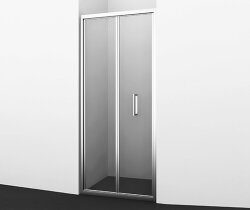 WasserKRAFT Душевая дверь weser 78f04 200x90 цвет: хром