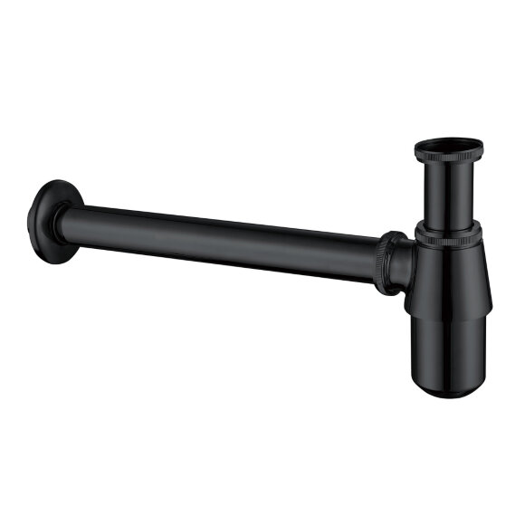 Abber Сифон для раковины, черный арт. AF0032B
