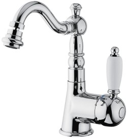 Emmevi однорычажный смеситель для биде (излив 14,5 см), с донным клапаном, Laguna арт. 40514/CO Emmevi однорычажный смеситель для биде (излив 14,5 см), с донным клапаном, Laguna арт. 40514/CO