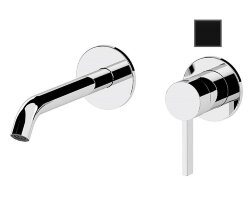 Remer Смеситель для раковины Metrica MC15PNO скрытого монтажа, черный матовый Remer Смеситель для раковины Metrica MC15PNO скрытого монтажа, черный матовый