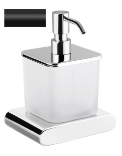 Remer Дозатор для жидкого мыла подвесной Lounge LN13CRNO, цвет: черный