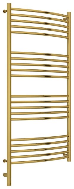 Электрический полотенцесушитель Богема 3.0 выгнутая 1200х600 МЭМ левый (золото) Сунержа арт. 03-5802-1260