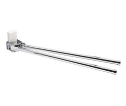 WasserKRAFT Держатель полотенец двойной leine k-5031white цвет: хром