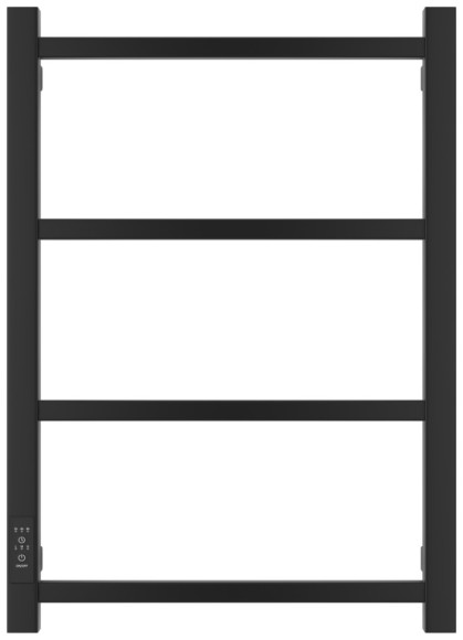 Электрический полотенцесушитель Формат 26 600х400 левый (матовый чёрный) Стилье арт. 31527-6040 Электрический полотенцесушитель Формат 26 600х400 левый (матовый чёрный) Стилье арт. 31527-6040