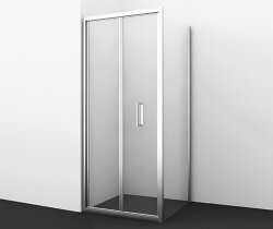 WasserKRAFT Душевой уголок 900x900x2000 weser 78f03 цвет: хром