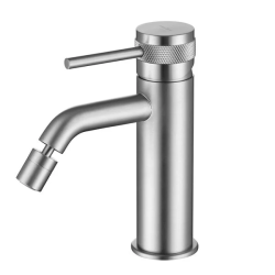 Allen Brau Смеситель для биде (с донным клапаном), Priority, 5.31A04-BN цвет: никель браш Allen Brau Смеситель для биде (с донным клапаном), Priority, 5.31A04-BN цвет: никель браш