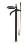 Boheme Смеситель напольный black touch gold Stick арт. 129-BG.2