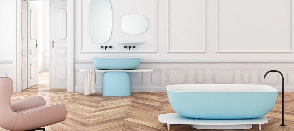 Kolpa-San Ванна MILO BATHTUB-FS 174X75 P.BLUE&WHITE арт. 592480