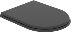 GSG Крышка с сиденьем для подвесного унитаза, с микролифтом Design Cruise, пепел - CRCOPRSLTICR021