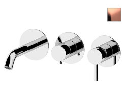 Remer Смесителей для ванны и душа Metrica MC54D3PRP скрытого монтажа, медь матовый Remer Смесителей для ванны и душа Metrica MC54D3PRP скрытого монтажа, медь матовый