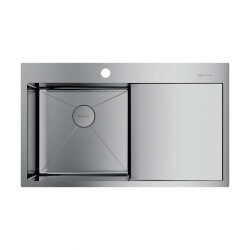 Omoikiri Кухонная мойка Akisame 86-IN-L, нержавеющая сталь арт. 4993760 Omoikiri Кухонная мойка Akisame 86-IN-L, нержавеющая сталь арт. 4993760