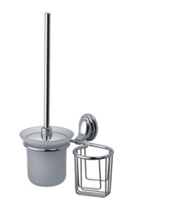 Ёршик туалетный настенный с подставкой, Haiba, хром арт. HB1510-1 Ёршик туалетный настенный с подставкой, Haiba, хром арт. HB1510-1