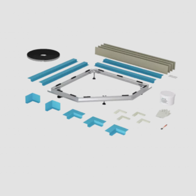 Bette Установочная система для встраивания в уровень с полом для квадратного поддона 90х90 см, арт. B51-1051