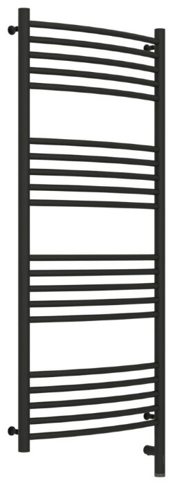 Электрический полотенцесушитель Богема 3.0 выгнутая 1200х500 МЭМ правый (тёмный титан муар) Сунержа арт. 15-5803-1250