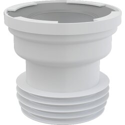 Alcaplast Выпускной патрубок для унитаза гофровый, белый арт. A991