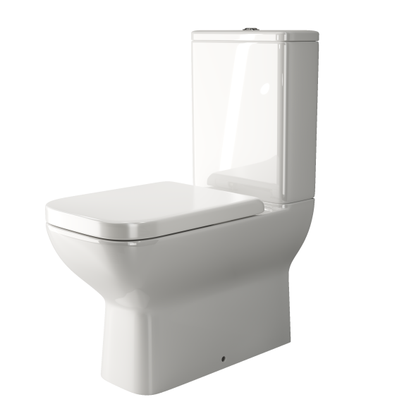 Ceramica Nova Напольный пристенный унитаз (белый) Access арт. CN1501