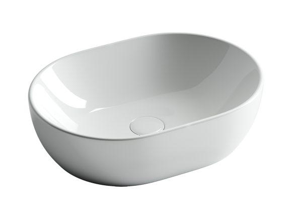 Ceramica Nova Раковина накладная овальная (белый) Element арт. CN6019