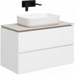 Allen Brau Тумба под раковину Infinity, белый матовый - 1.21001.WM