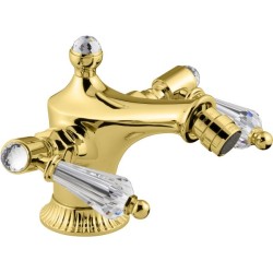 Emmevi смеситель для биде, прозрачные кристаллы swarovski, The One, золото арт. 98004LCSW/OR Emmevi смеситель для биде, прозрачные кристаллы swarovski, The One, золото арт. 98004LCSW/OR