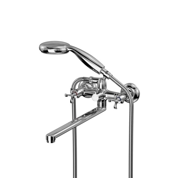 Смеситель с плоским изливомивом 300мм Lemark Flora, хром арт. LM0152C