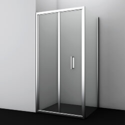 WasserKRAFT Душевой уголок 1000x900x2000 weser 78f22  цвет: хром