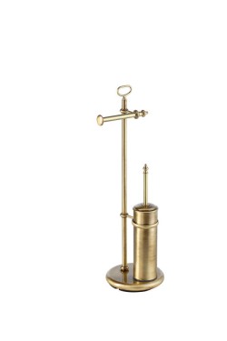 STIL HAUS стойка: бумагодержатель + ерш металлический бронза Elite, арт. EL20(25) STIL HAUS стойка: бумагодержатель + ерш металлический бронза Elite, арт. EL20(25)