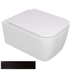 GSG Подвесной унитаз, безободковый Brio BRWCSO002, цвет: черный