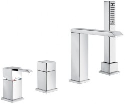 Emmevi комплект однорычажного смесителя на борт ванны на 4 отверстия, Sicily, золото арт. 38120/OR Emmevi комплект однорычажного смесителя на борт ванны на 4 отверстия, Sicily, золото арт. 38120/OR