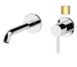 Remer Смеситель для раковины Metrica MC15PBG скрытого монтажа, золото матовый Remer Смеситель для раковины Metrica MC15PBG скрытого монтажа, золото матовый