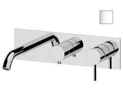 Remer Смесителей для ванны и душа Metrica MC54D3BO скрытого монтажа, белый матовый Remer Смесителей для ванны и душа Metrica MC54D3BO скрытого монтажа, белый матовый