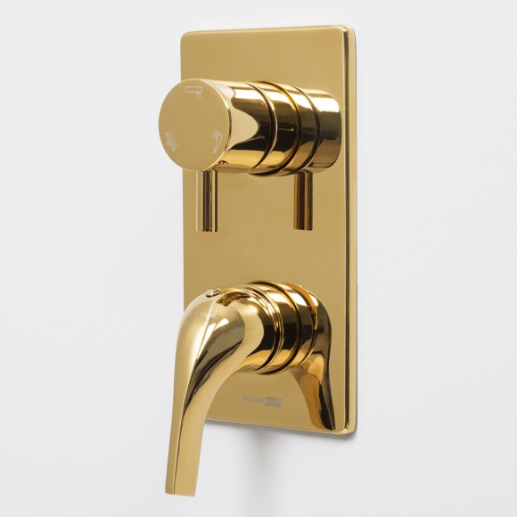 WasserKRAFT Смеситель для ванны и душа sauer 7171 цвет: золото