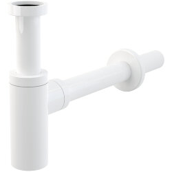 Alcaplast Сифон для раковины глянец Design, белый арт. A400B