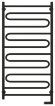 Электрический полотенцесушитель Элегия 2.0 1200х600 МЭМ правый (матовый чёрный) Сунержа арт. 31-5219-1260