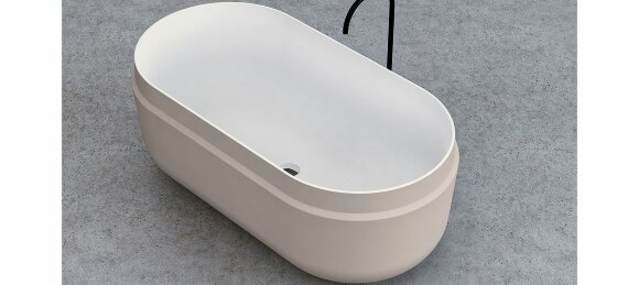 Kolpa-San Ванна BOUL BATHTUB-FS 165X85 SAND&WHITE арт. 592310