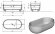 Kolpa-San Ванна BOUL BATHTUB-FS 165X85 SAND&WHITE арт. 592310