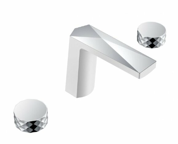 Boheme Смеситель для раковины белый хром Venturo арт. 150-WCR-DIAMOND