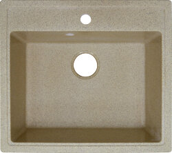 Azario Кухонная мойка Litos 570x505x200 искусственный мрамор, песочная Litos арт. CS00078326