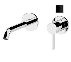 Remer Смеситель для раковины Metrica MC15PCFP скрытого монтажа, черный глянец Remer Смеситель для раковины Metrica MC15PCFP скрытого монтажа, черный глянец