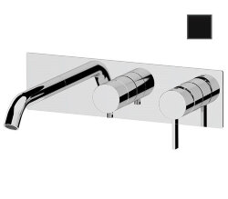 Remer Смесителей для ванны и душа Metrica MC54D3NO скрытого монтажа, черный матовый Remer Смесителей для ванны и душа Metrica MC54D3NO скрытого монтажа, черный матовый
