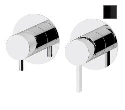 Remer Смеситель для ванны и душа Metrica MC93ZPCFP скрытого монтажа, черный глянец Remer Смеситель для ванны и душа Metrica MC93ZPCFP скрытого монтажа, черный глянец