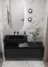 Boheme столешница моноблок nero marquina (810x452x80), Flat арт. 859-080-NM